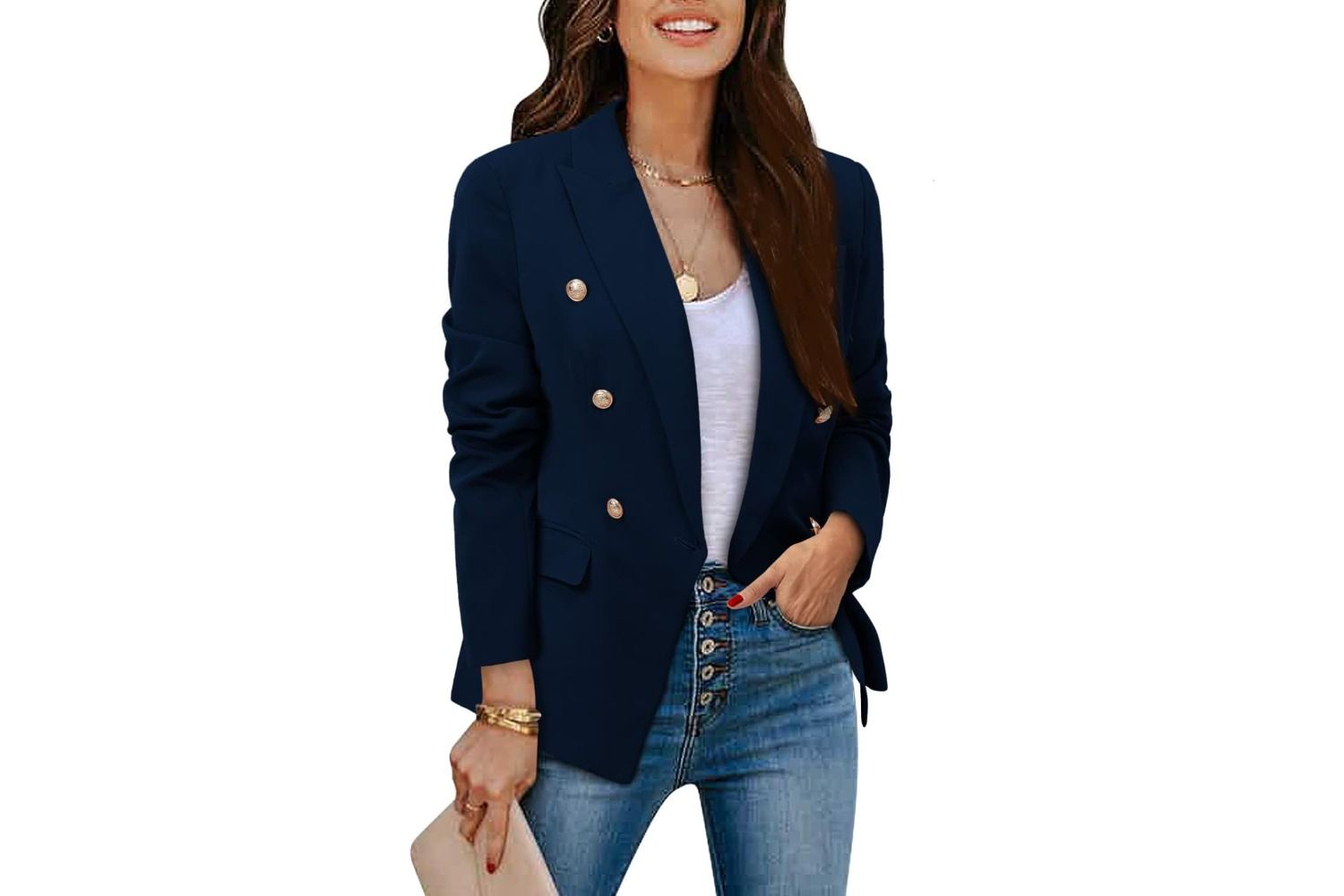 CRAZY GRID Casual Blazer Jacket