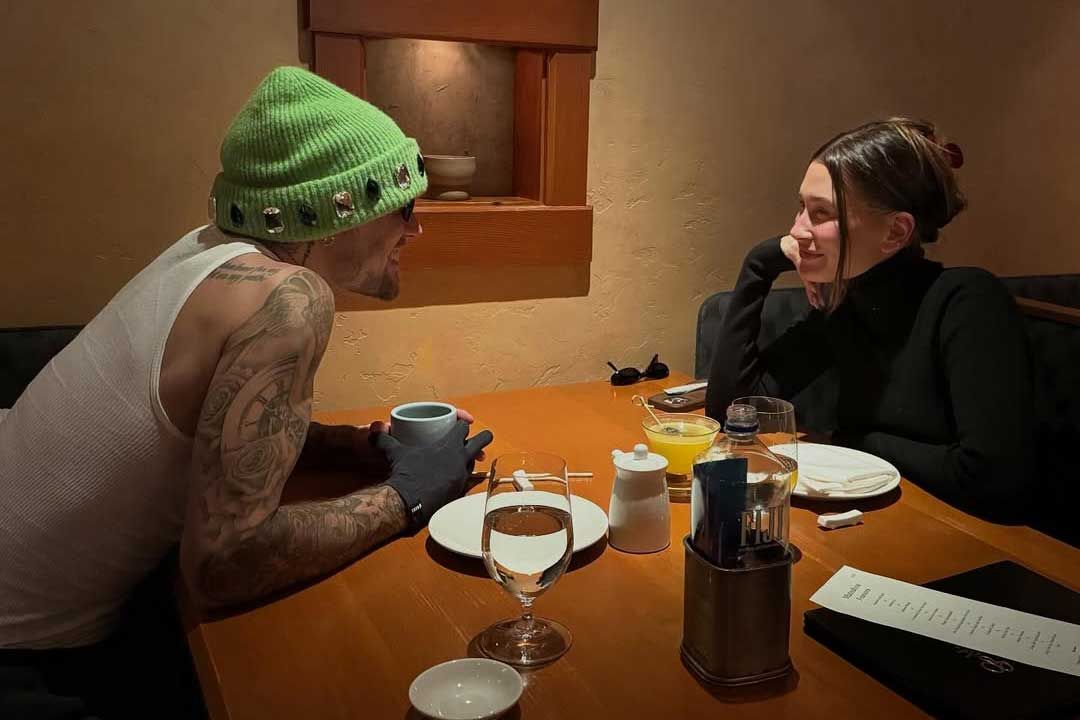 Justin and Hailey on a date night