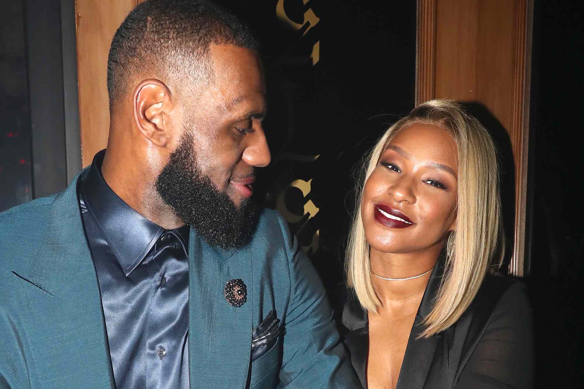 LeBron James, Savannah James,LeBron James, winner of Best Record-Breaking Performance, Bryce James, Zhuri James, Savannah James, and Bronny James attend The 2023 ESPY Awards at Dolby Theatre on July 12, 2023