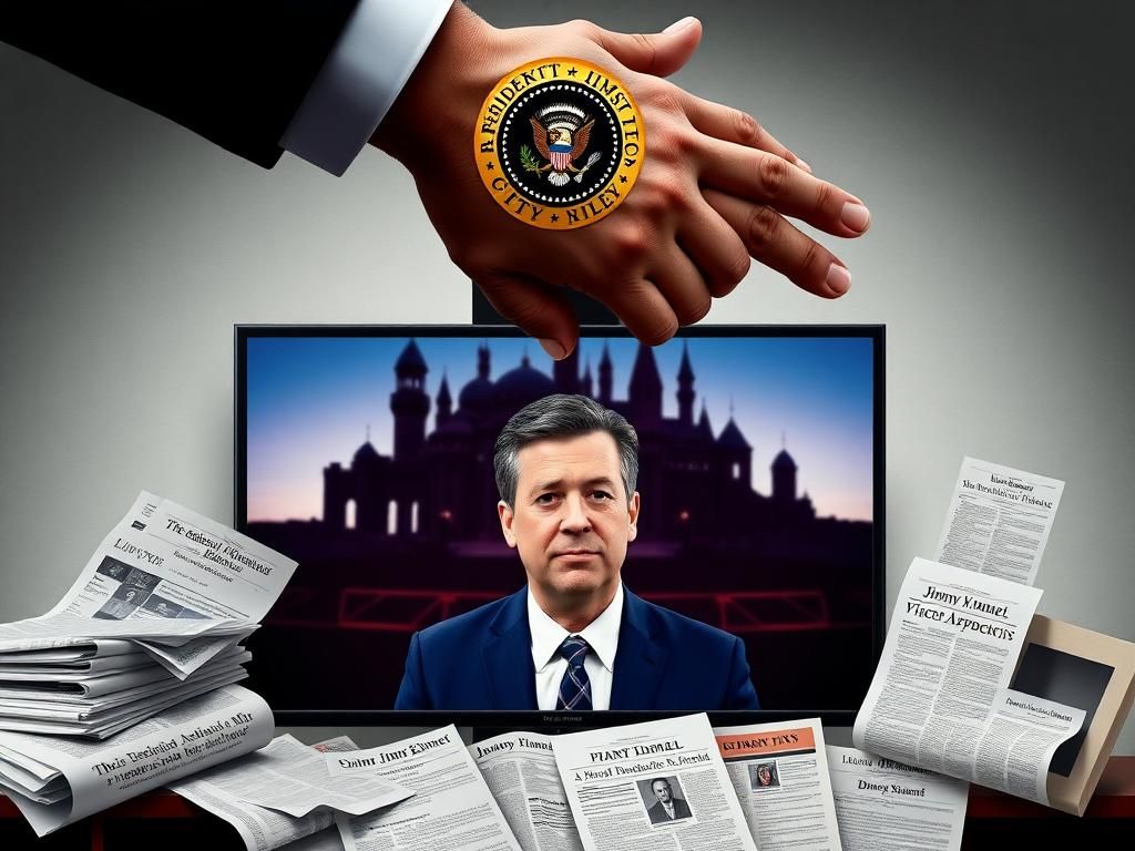 Late-Night Laughter Meets Corporate Conundrums: Jimmy Kimmel’s Future Hinges on Disney’s Regulatory Battles with Trump Administration