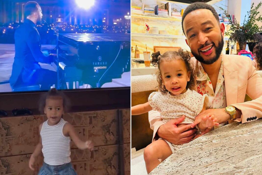 John Legend’s Daughter Esti’s Joyful Reaction to ‘Glory’ Performance Goes Viral
