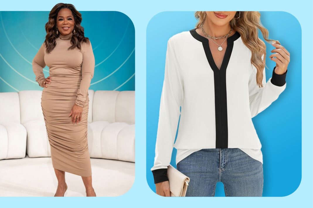 Oprah Winfrey Sets Fall Fashion Trend with Lightweight Blouse, Inspiring Accessible Style for Transitional Weather