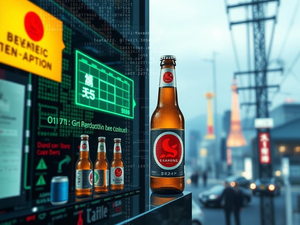 Cyberattack Cripples Asahi Group Operations, Threatening Beer Supplies Across Japan