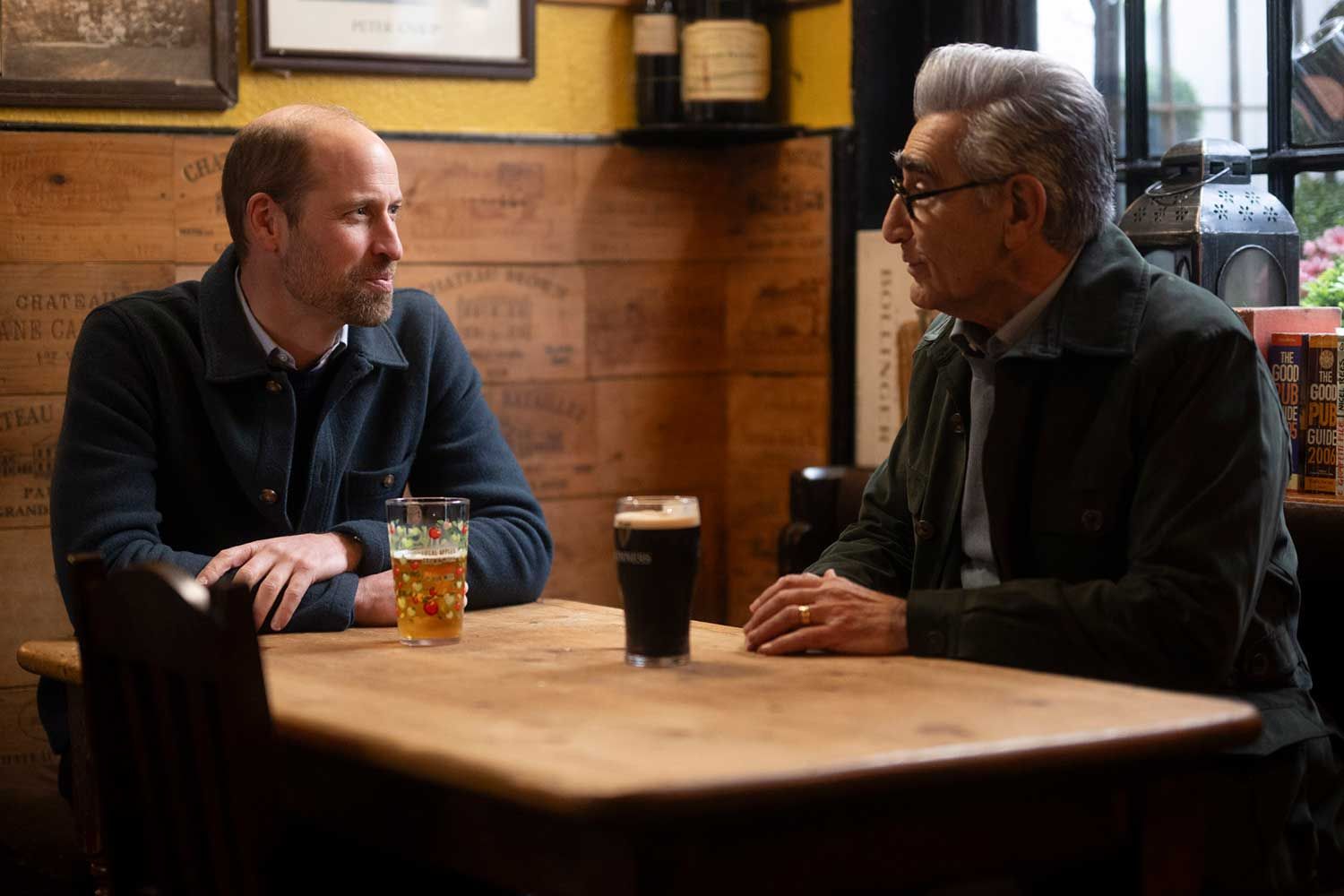 Prince William and Eugene Levy on The Reluctant Traveler