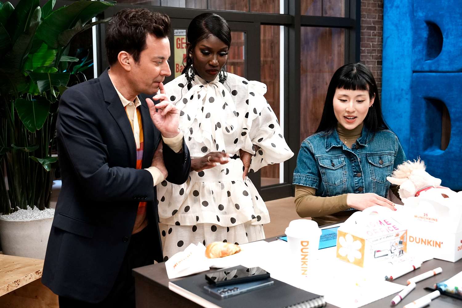 ON BRAND WITH JIMMY FALLON: Bozoma Saint John, Jimmy Fallon, Pyper Bleu