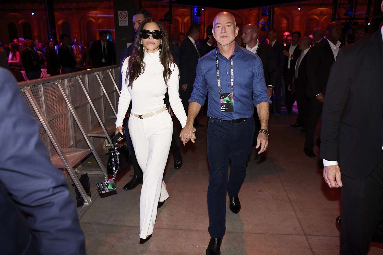 Lauren Sanchez and Jeff Bezos