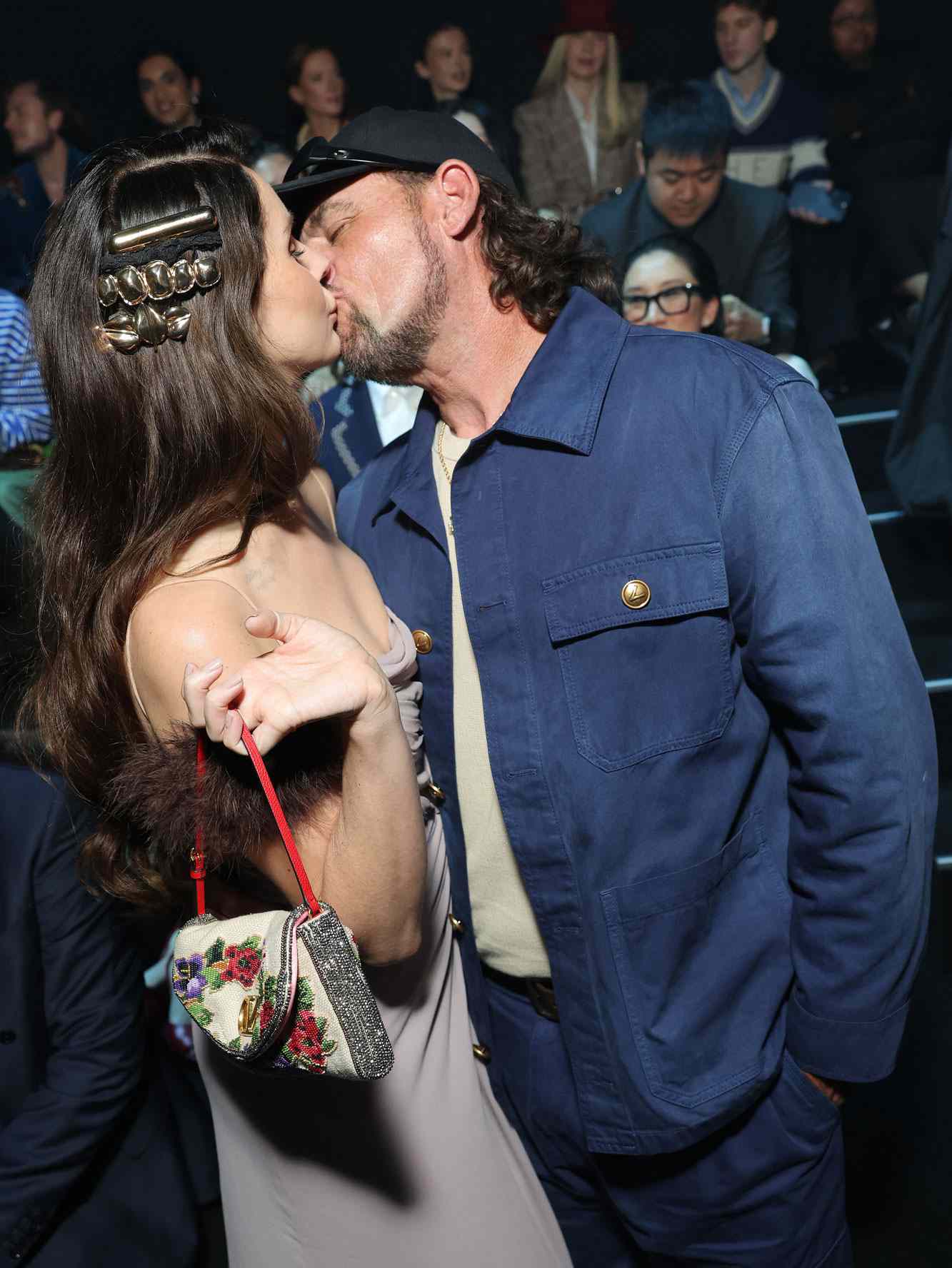 Lana Del Rey and Jeremy Dufrene at Valentino show Paris Fashion Week, October 05, 2025