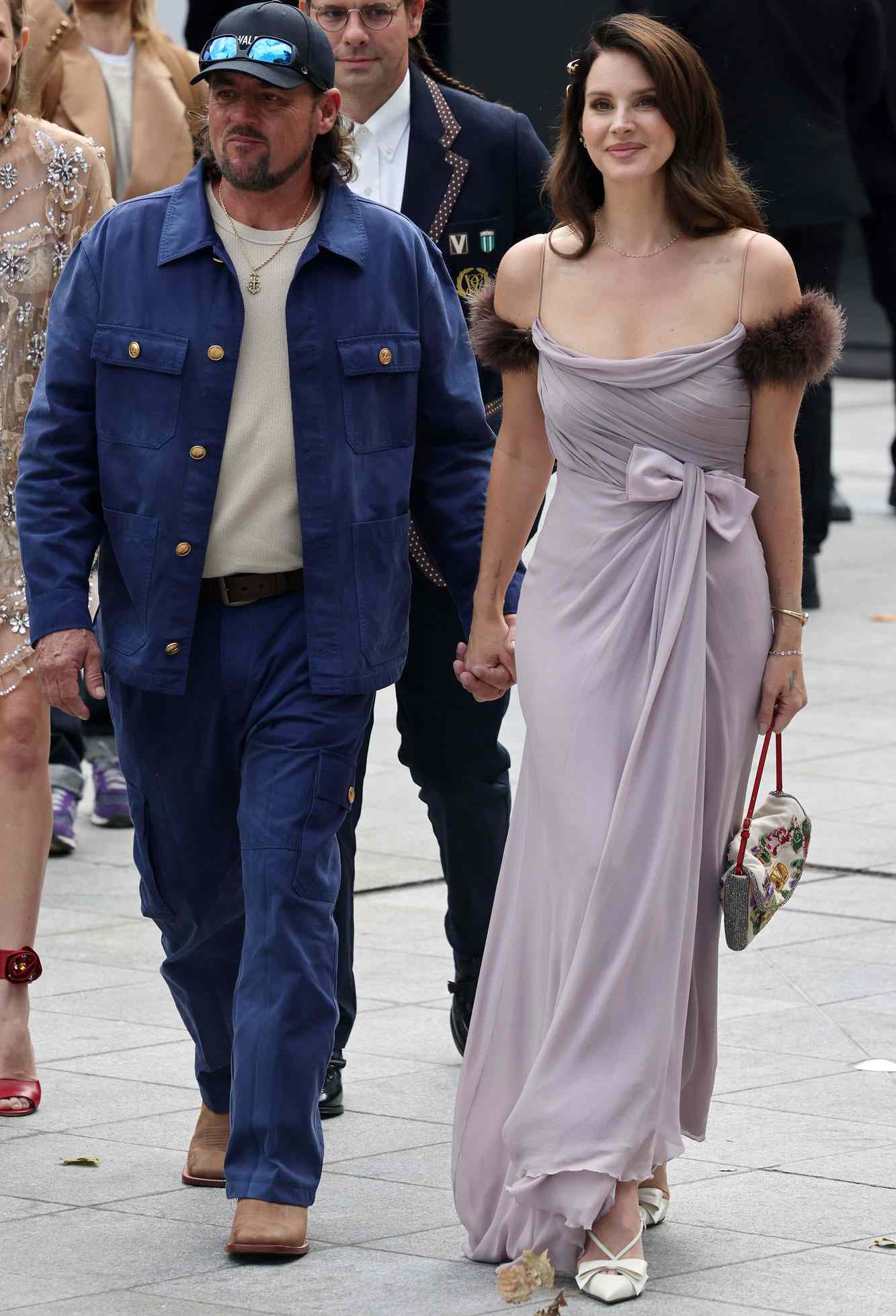 Lana Del Rey arriving at Valentino show Paris Fashion Week, October 05, 2025