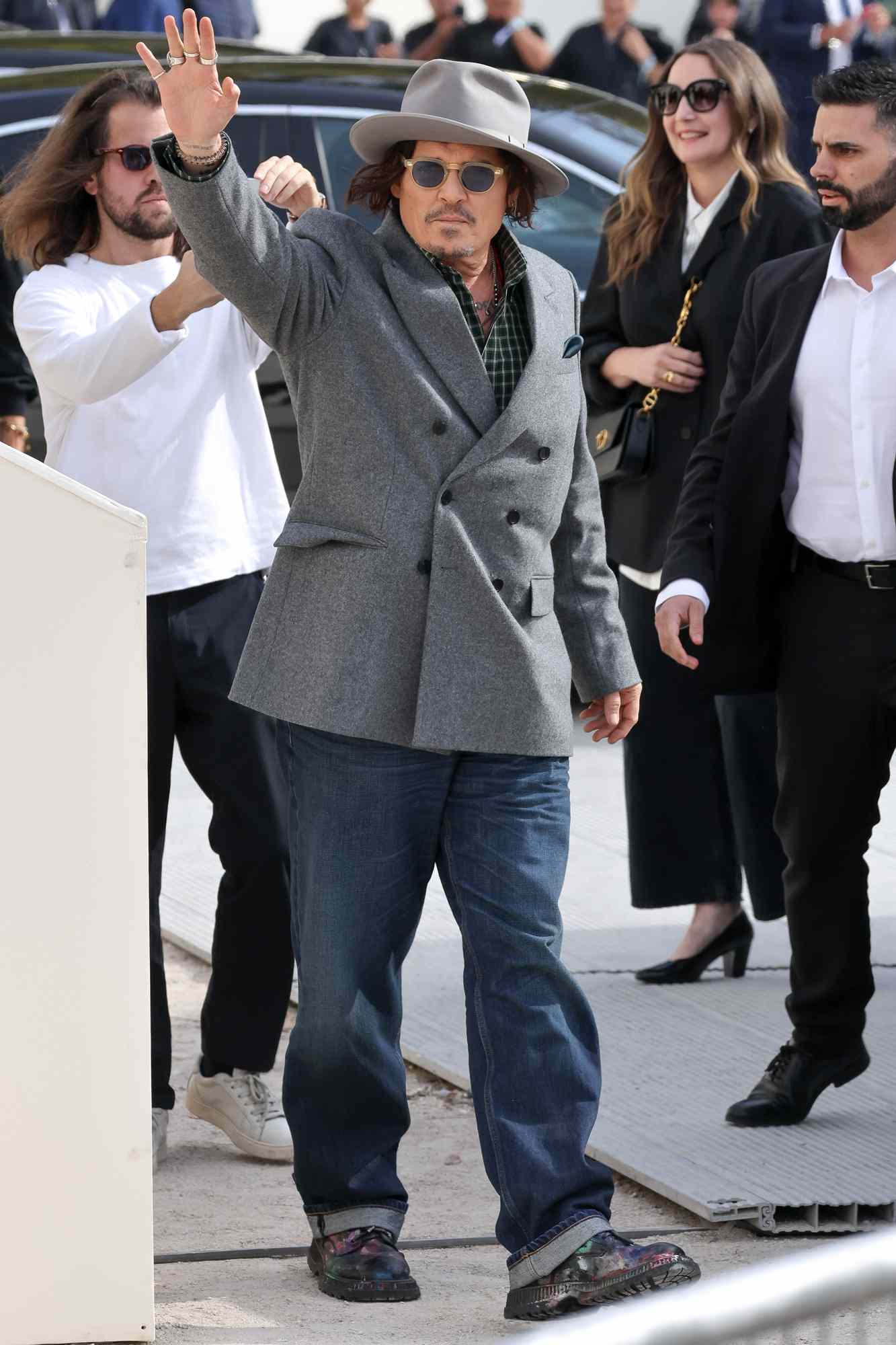 Johnny Depp at Christian Dior Womenswear Spring/Summer 2026 show
