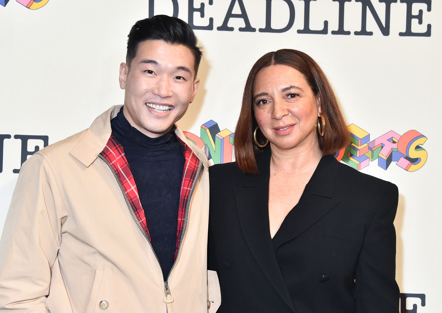 Joel Kim Booster and Maya Rudolph at Deadline Contenders Television 2024