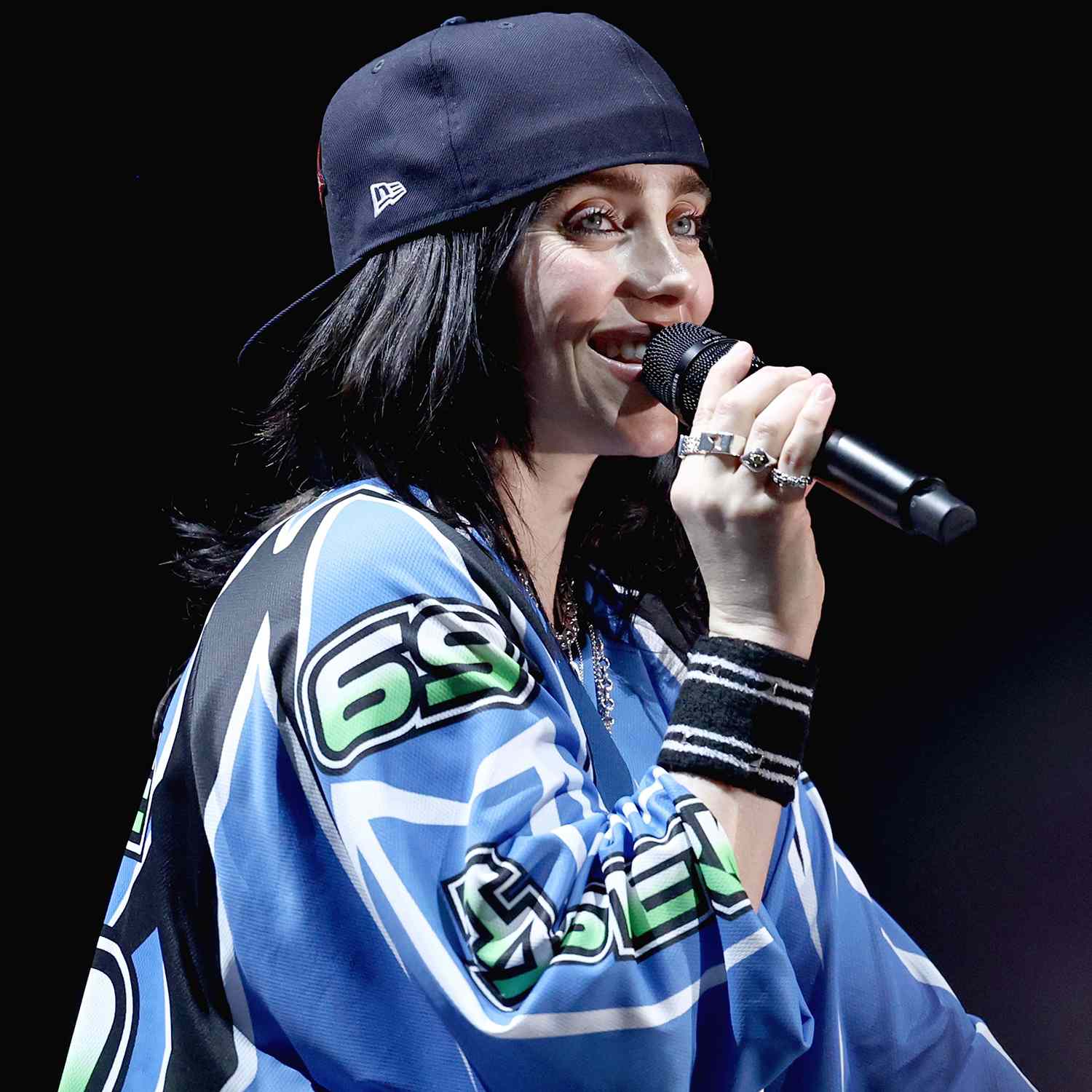 Billie Eilish performs onstage during "Hit Me Hard And Soft: The Tour"