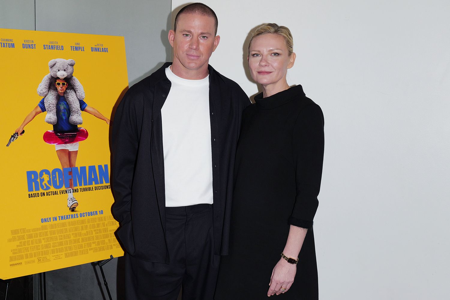 Channing Tatum and Kirsten Dunst attend the "Roofman" NY Special Screening 