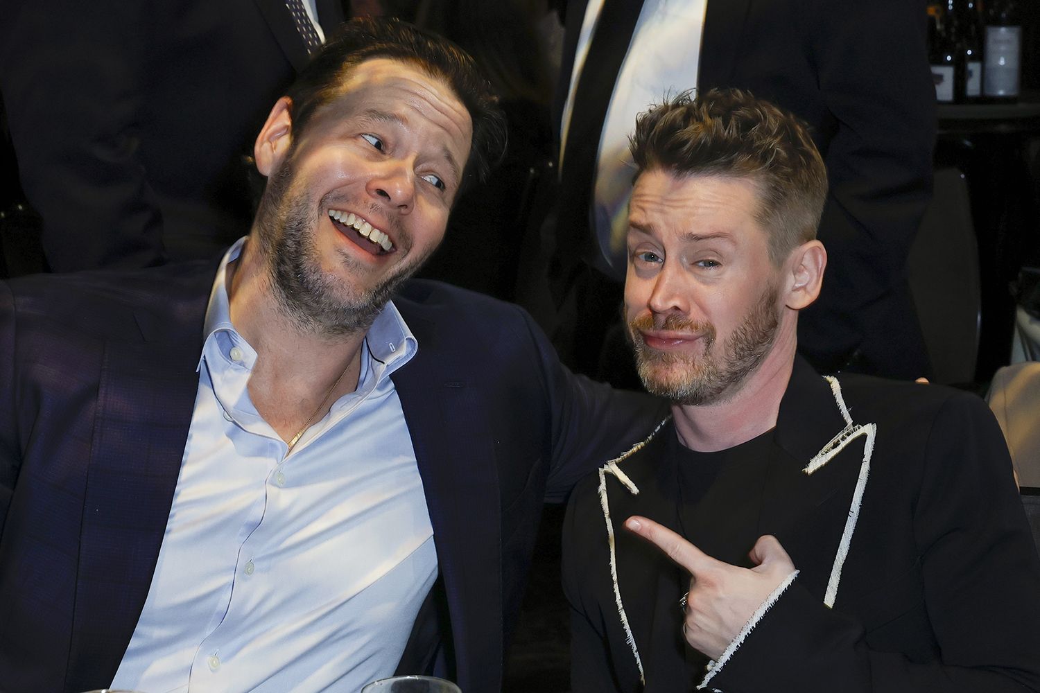 Ike Barinholtz and Macaulay Culkin attend Will Rogers Motion Picture Pioneers Foundation