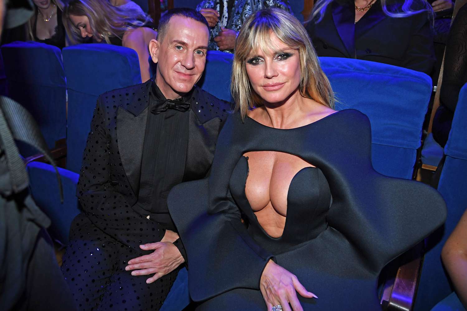 Jeremy Scott and Heidi Klum attend the "Blinded By Delight" Grand Show Premiere at 