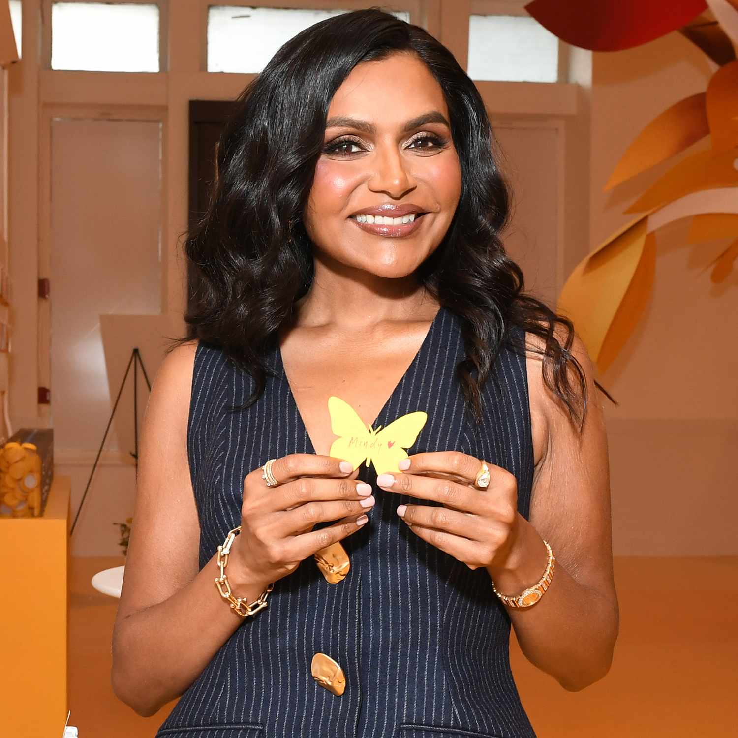 Mindy Kaling is seen at the Nature Made wellness experience pop up,