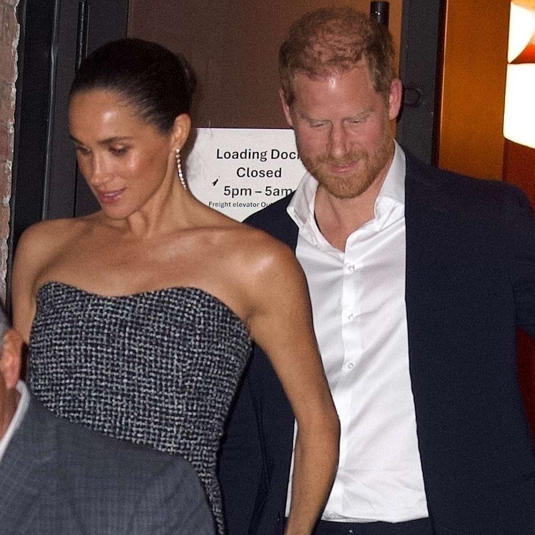 Prince Harry and Meghan Markle were seen leaving SoHo House in NYC after a romantic dinner at the ultra-
