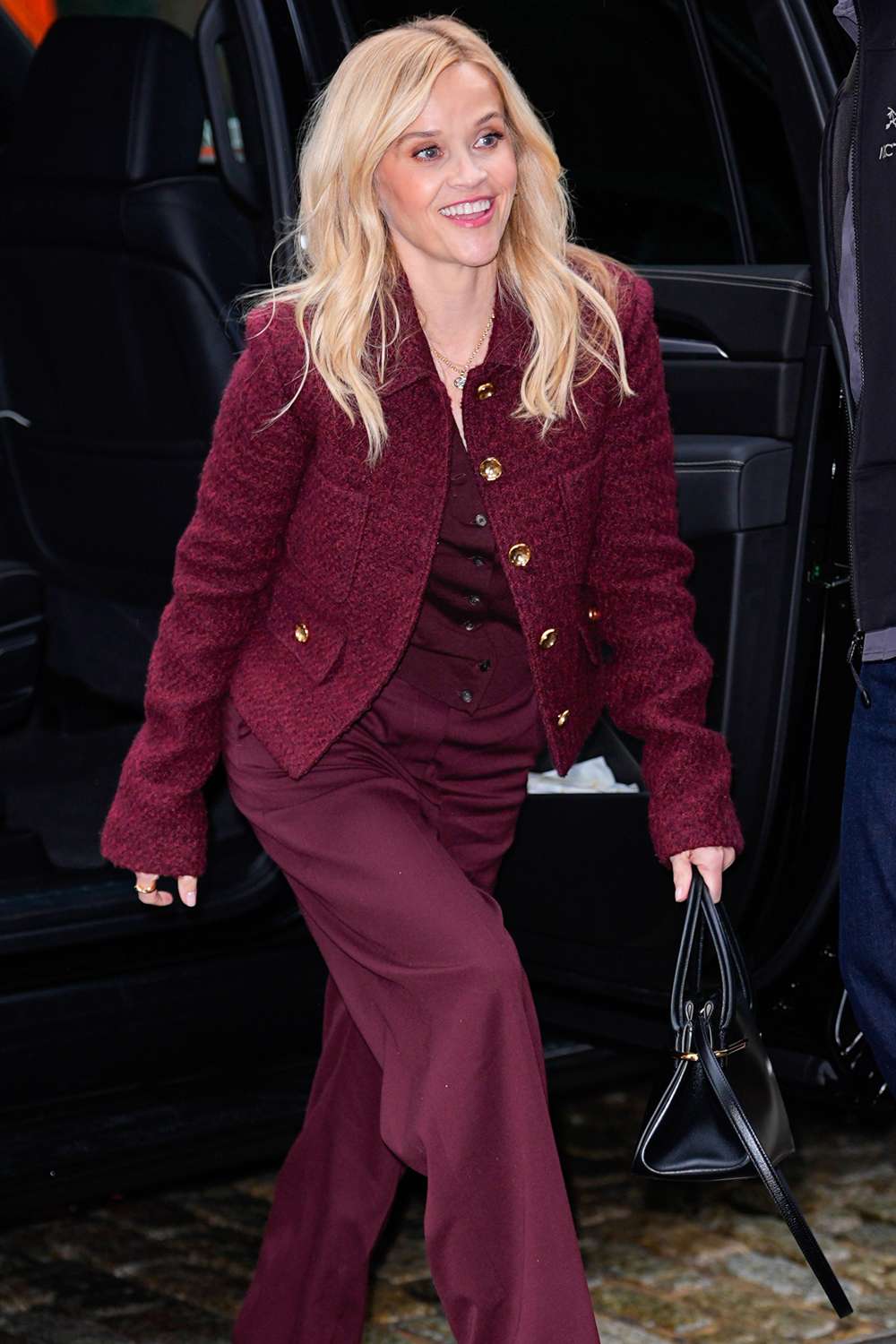 Reese Witherspoon is seen on October 13, 2025 in New York City