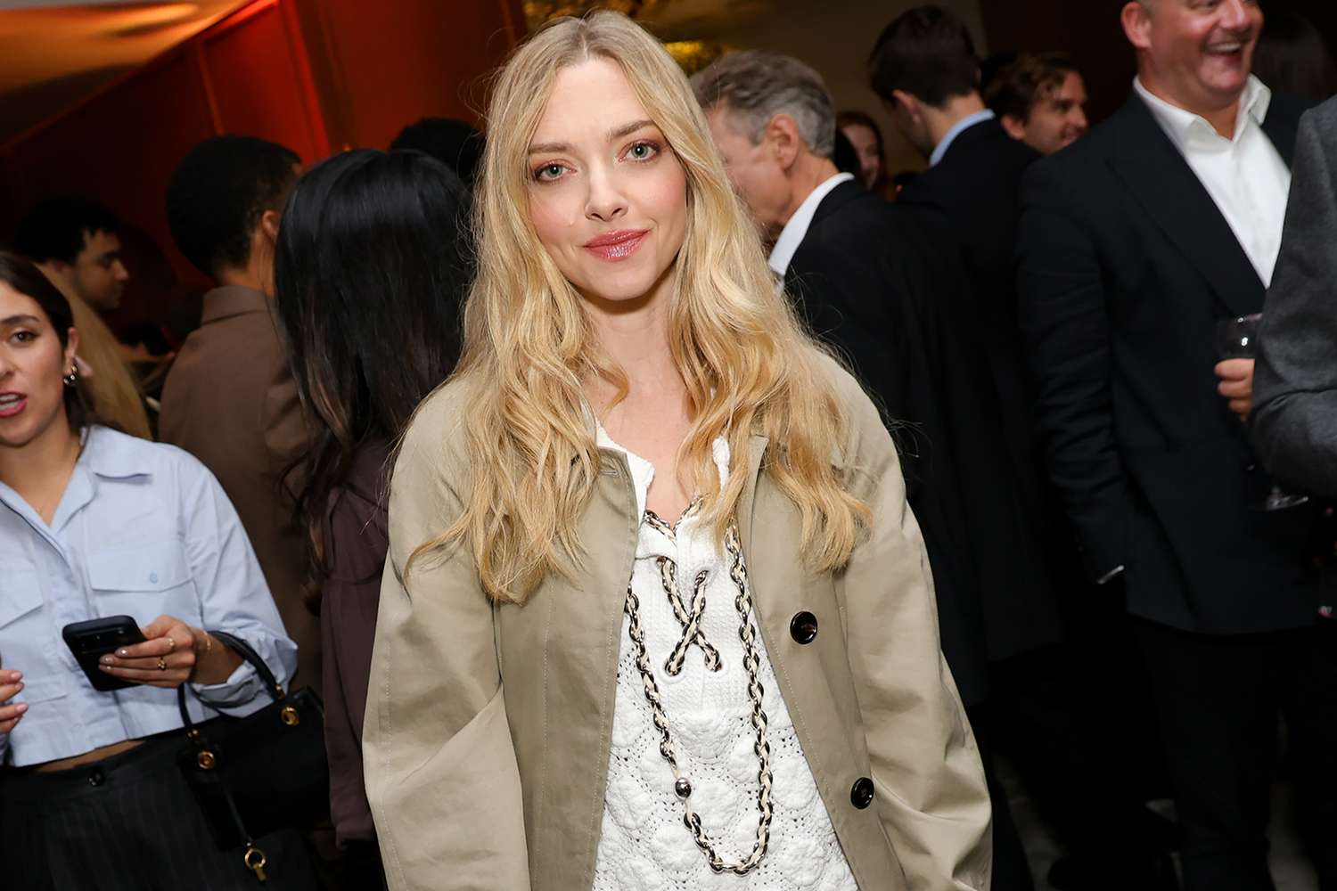 Amanda Seyfried at the Golden Globes Cocktail Party