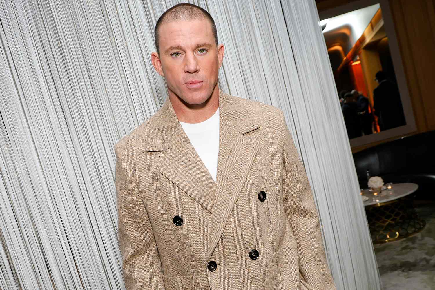 Channing Tatum at the Golden Globes Cocktail Party