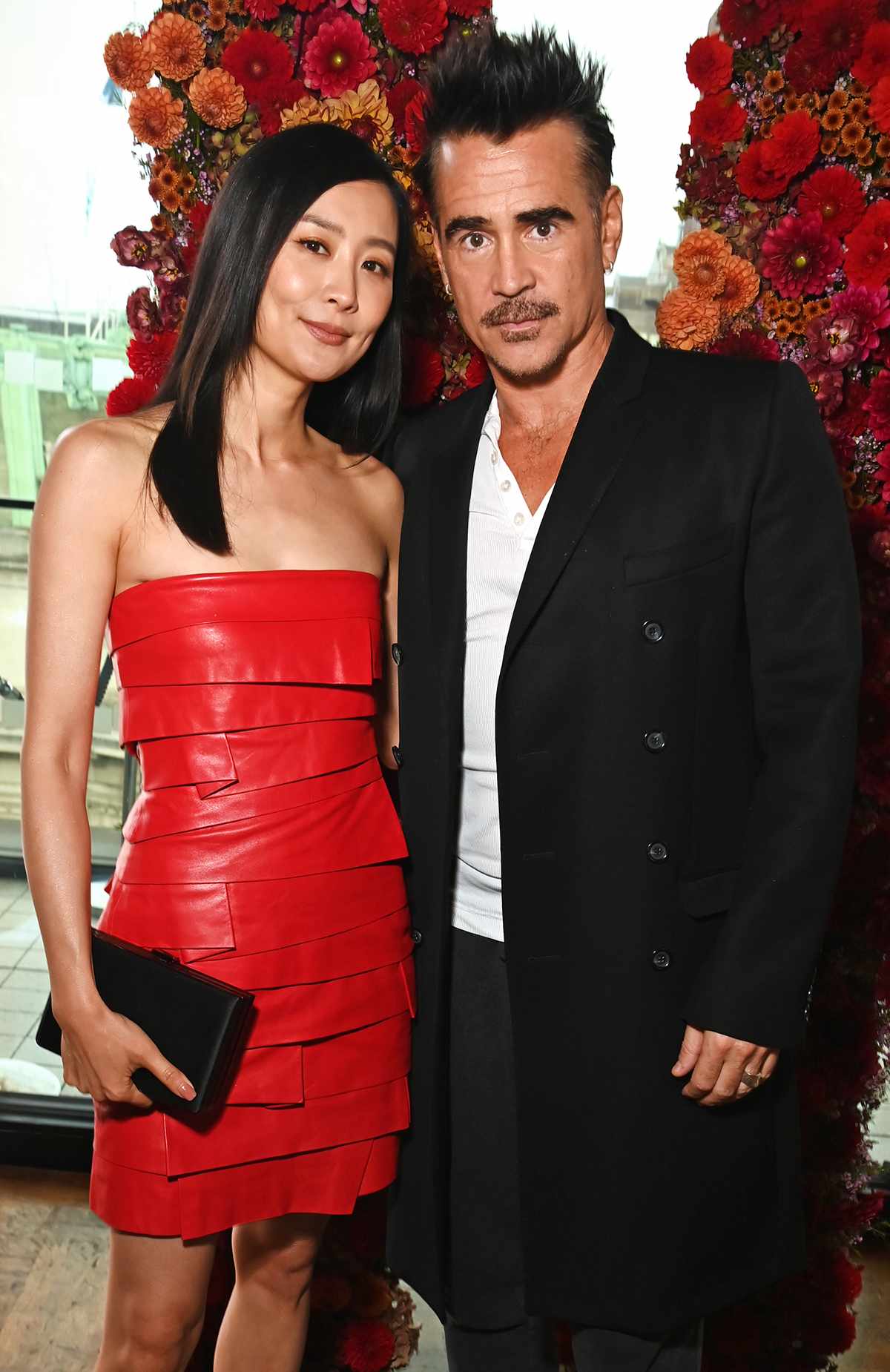 Fala Chen and Colin Farrell attend the Netflix Awards Brunch
