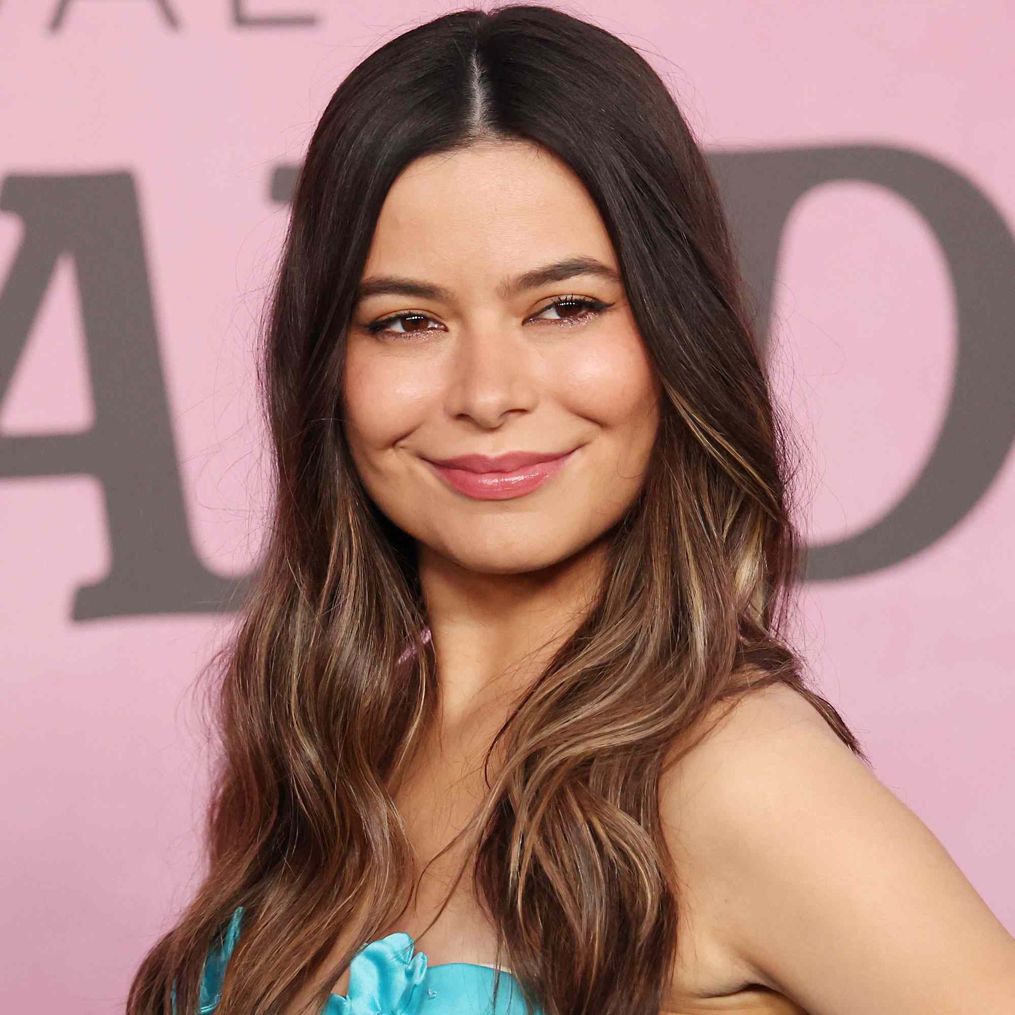 US actress and singer Miranda Cosgrove attends the 35th Annual Environment Media Association (EMA) Awards at the Radford Studio Center in Studio City, California on October 11, 2025.