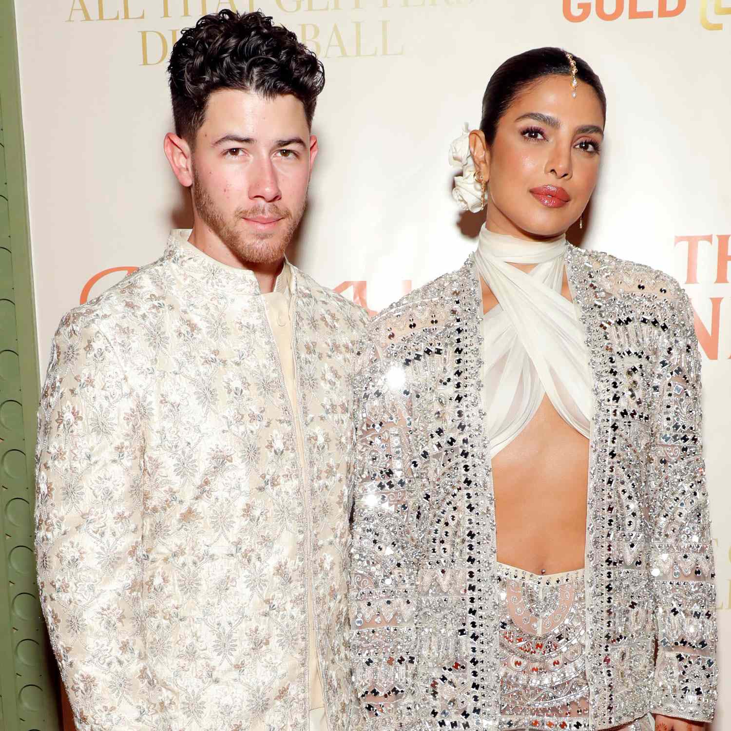 Nick Jonas and Priyanka Chopra Jonas attend the All That Glitters Diwali Ball 2025 at Lotte New York Palace on October 11, 2025 in New York City.