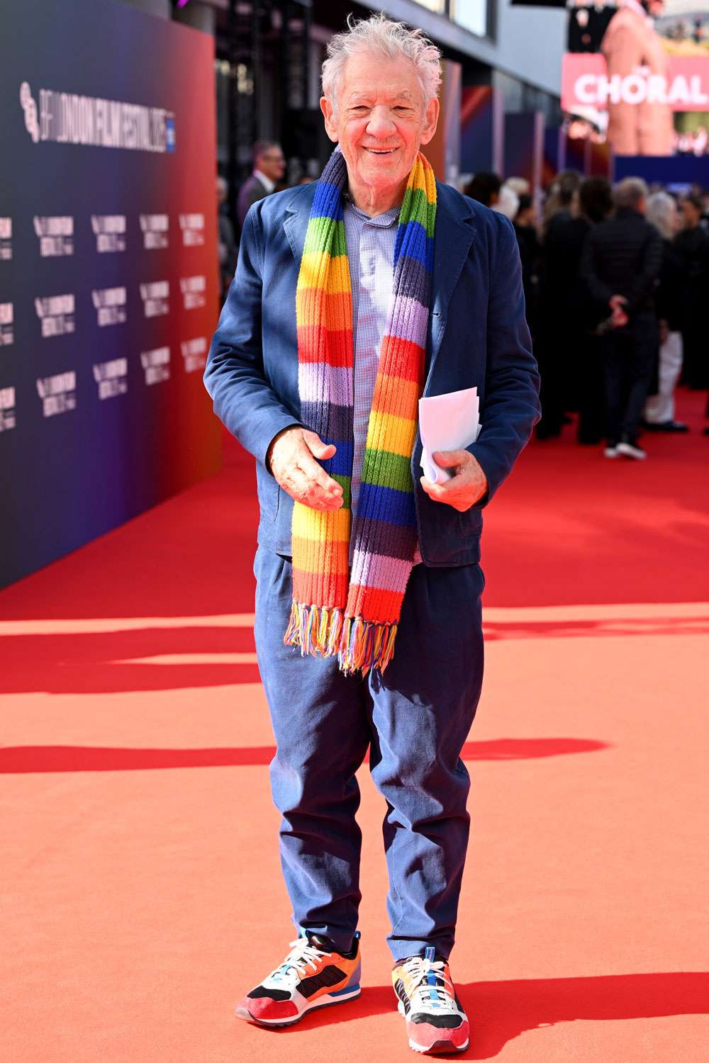 Sir Ian McKellen attends the "The Choral" screening during the 69th BFI London Film Festival at the The Royal Festival Hall on October 12, 2025 in London, England.