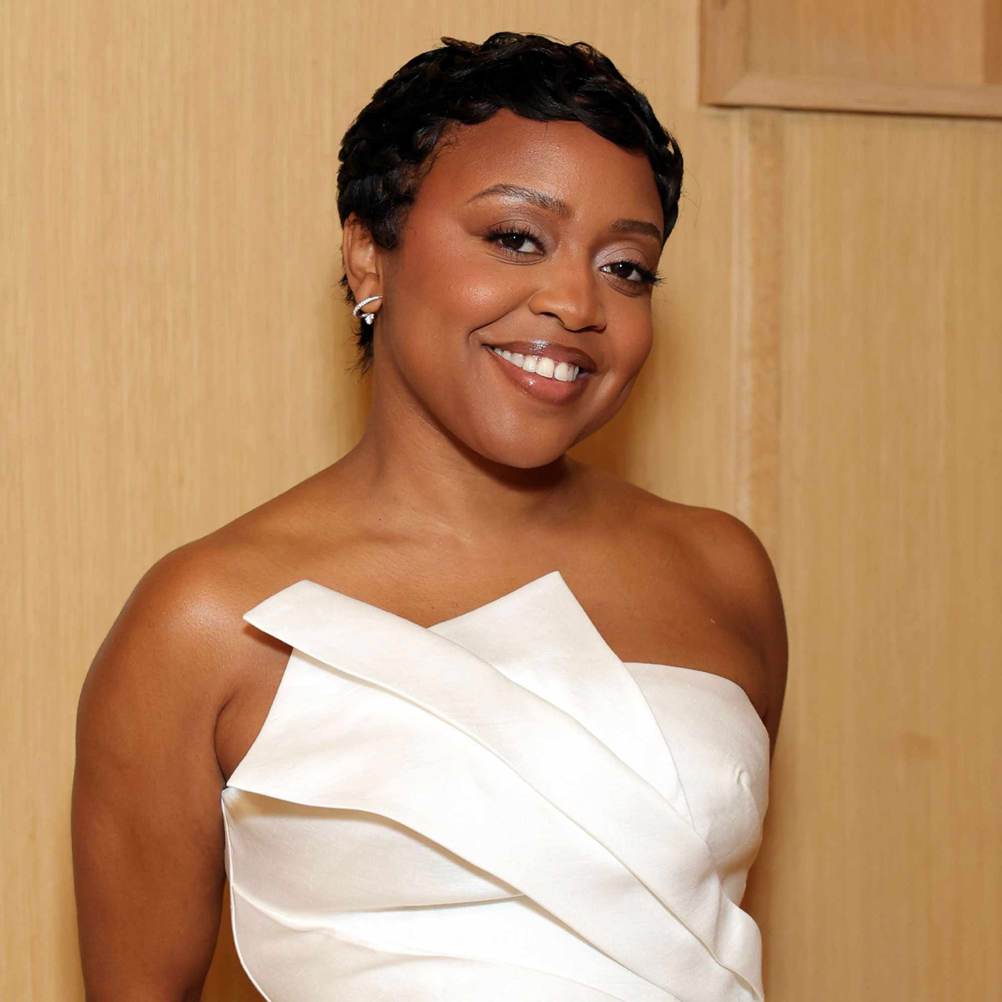 Quinta Brunson attends™ Trailblazer Award Celebration at The Sun Rose on October 10, 2025 in West Hollywood, California.