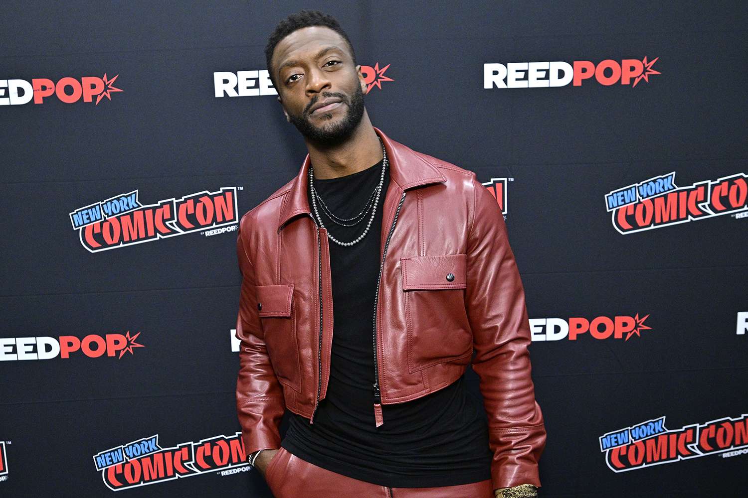 Aldis Hodge attends Prime Video Unveils an Exclusive First Look of Cross Season Two! during New York Comic Con