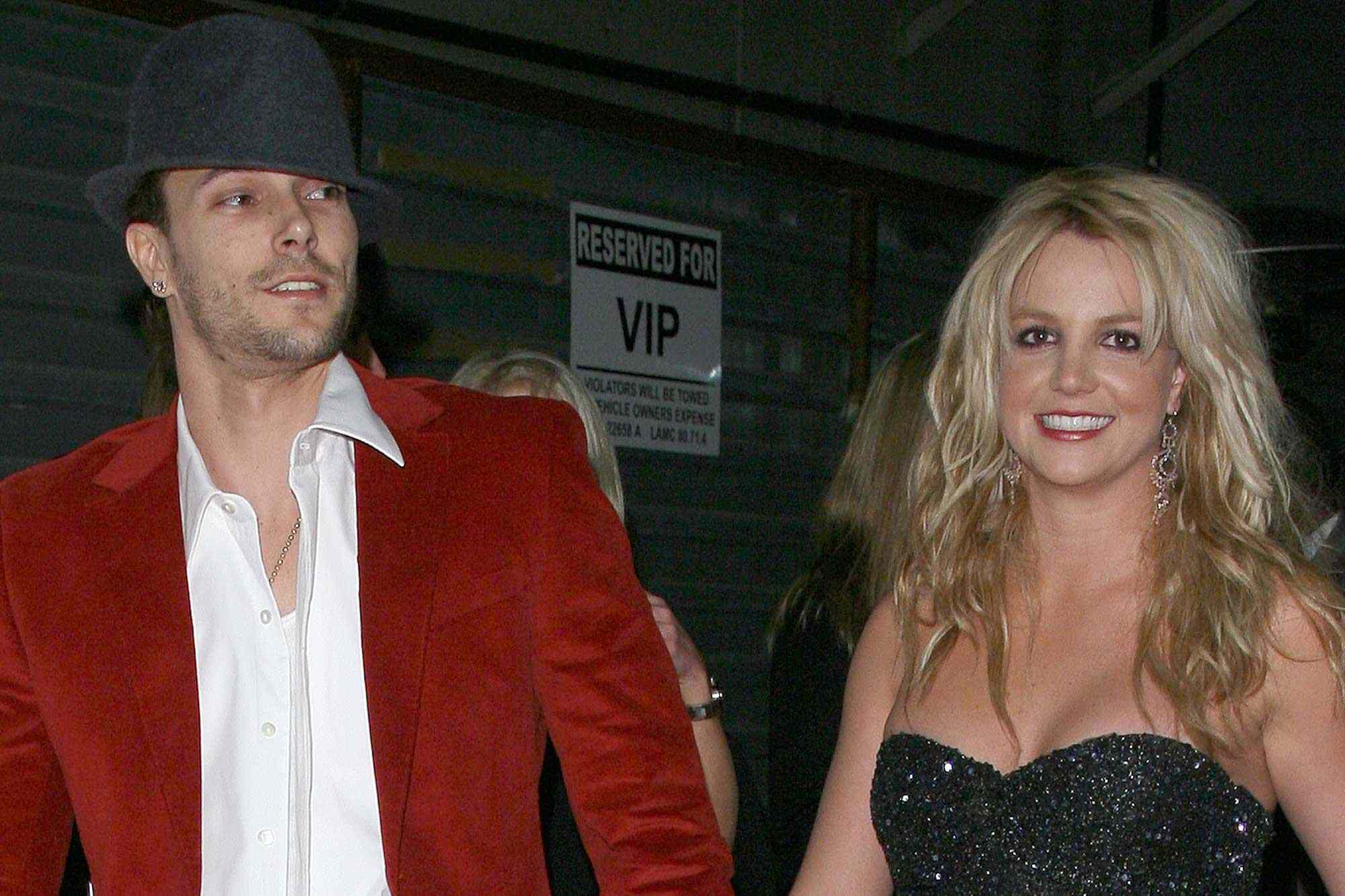 Kevin Federline and Britney Spears at the Rolling Stone/Verizon Wireless Pre-GRAMMY Concert with Kanye West - Arrivals at Spider at Avalon in Los Angeles, California