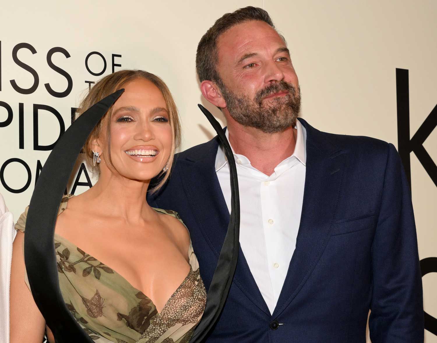 Jennifer Lopez and Ben Affleck at Kiss Of The Spider Woman New York Screening