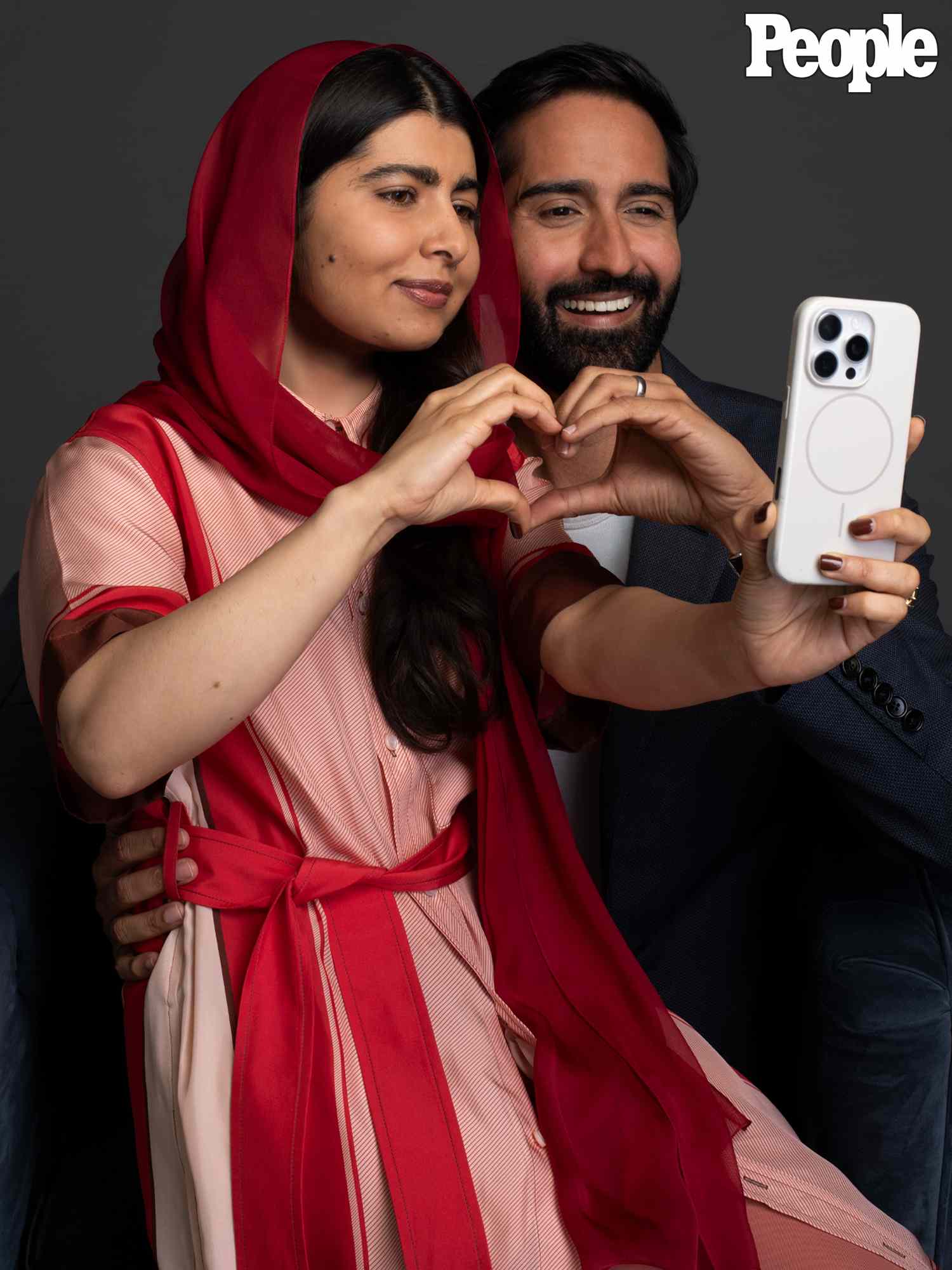 Malala Yousafzai and Asser Malik in New York