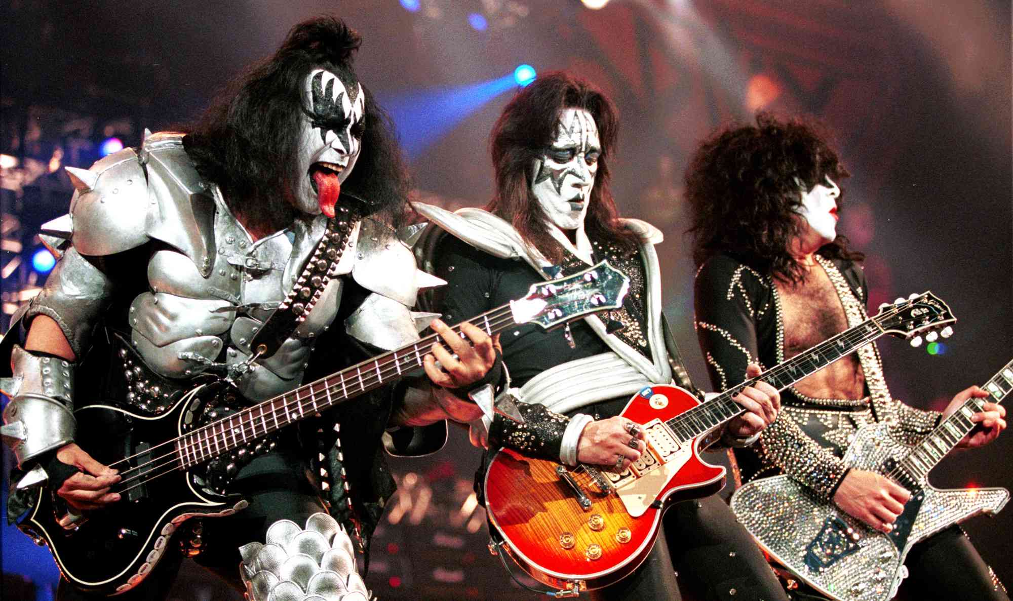 Gene Simmons, Ace Frehley, and Paul Stanley of KISS