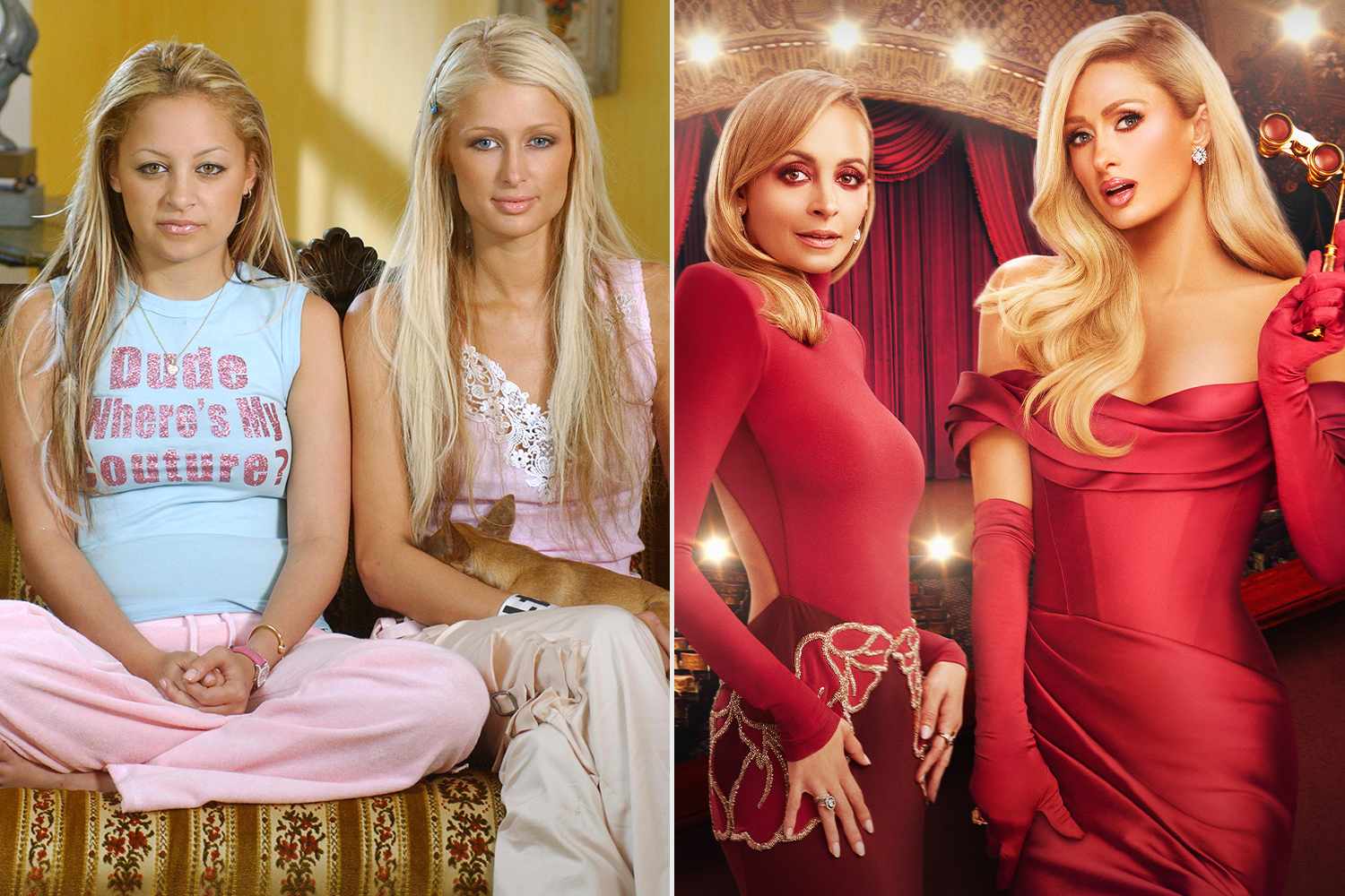 Nicole Richie and Paris Hilton in The Simple Life