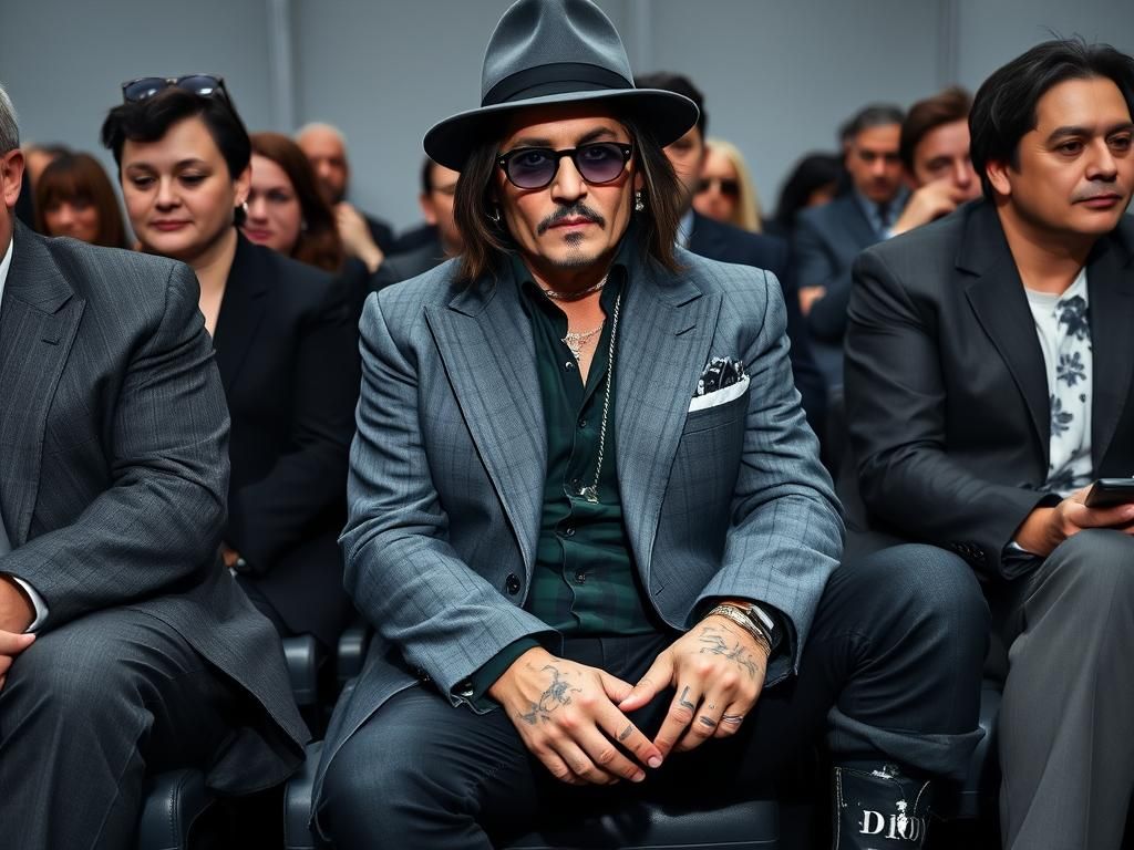 Johnny Depp Makes Triumphant Return to Paris Fashion Week After Three-Decade Hiatus