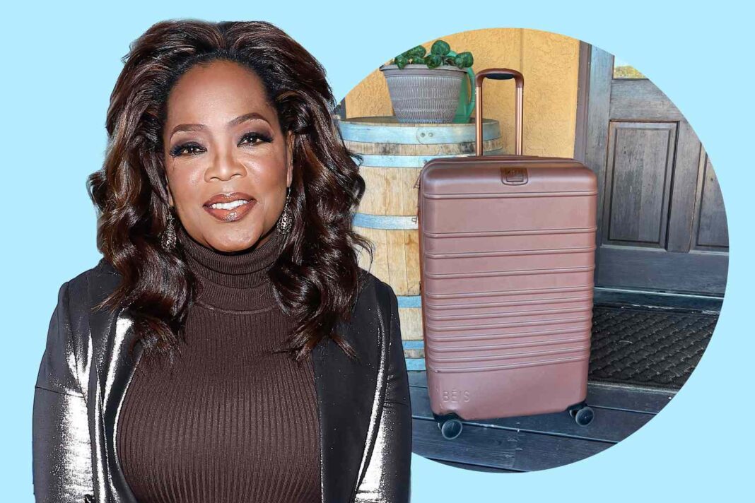 The Béis Checked Suitcase: The Jet-Setter’s Choice Endorsed by Oprah Winfrey