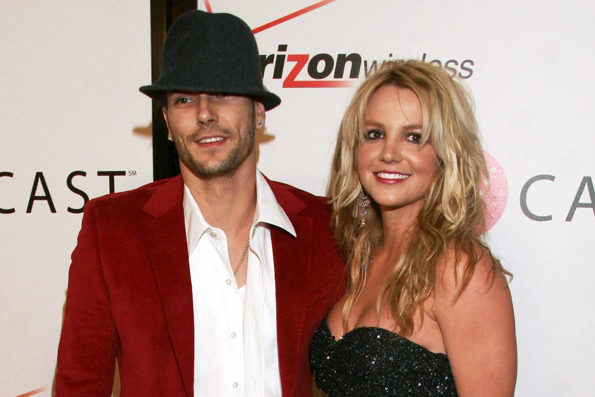 Britney Spears and Kevin Federline arrive at the 2006 Grammy Nominees party