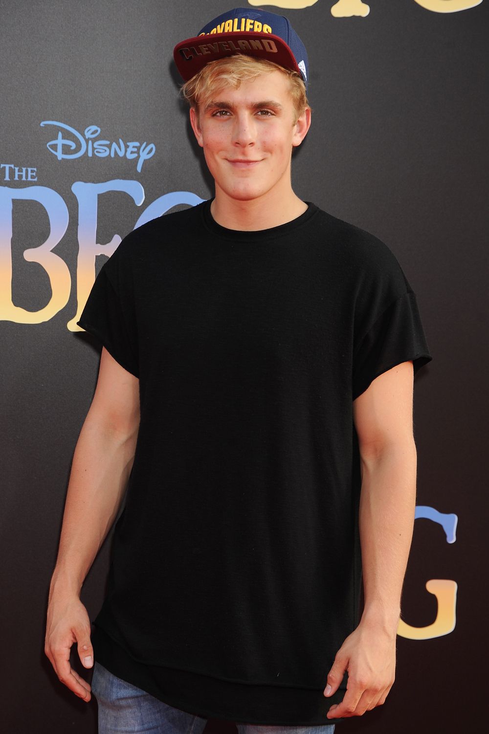 Jake Paul attends the premiere of Disney