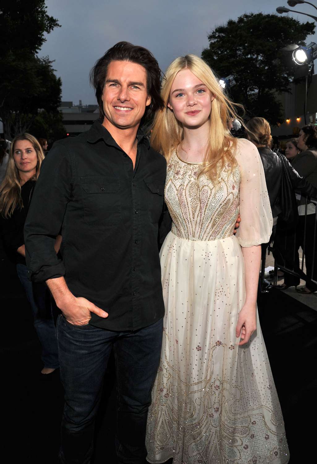 Tom Cruise and Elle Fanning