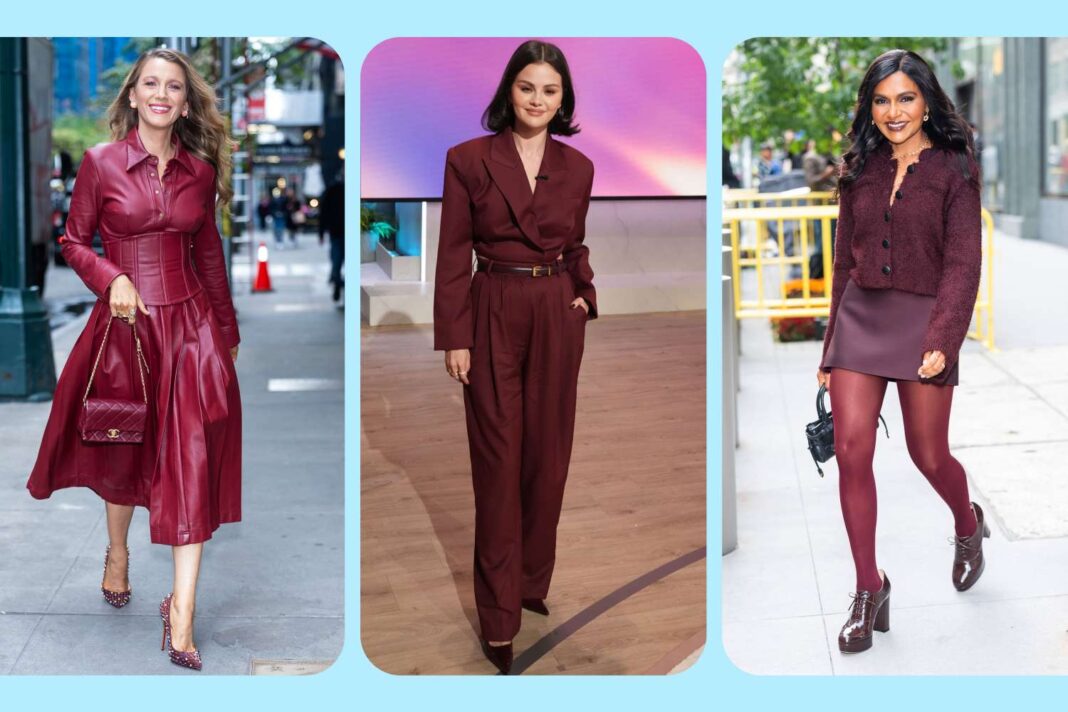 Burgundy Reign: How a Rich Hue Captured Hollywood and Winter Wardrobes