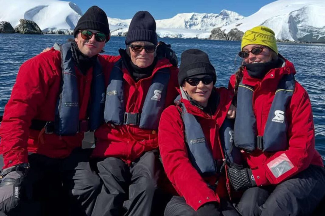 Douglas-Zeta-Jones Clan Embarks on Epic Antarctic Expedition