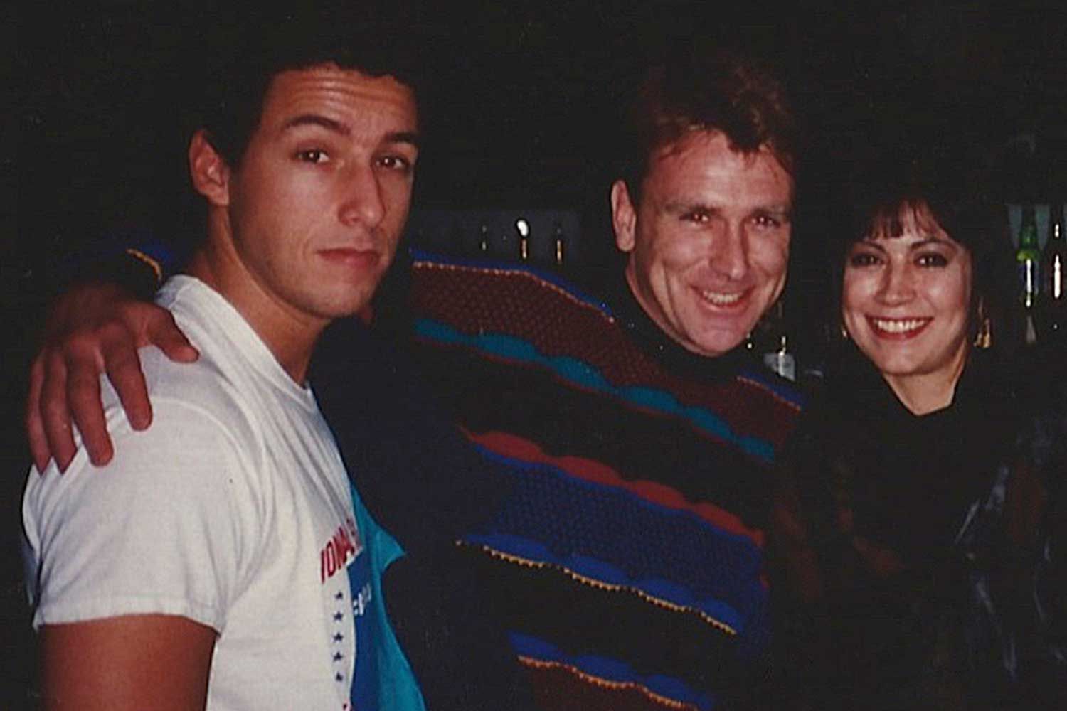 Adam Sandler, Colin Quinn and Caroline Hirsch