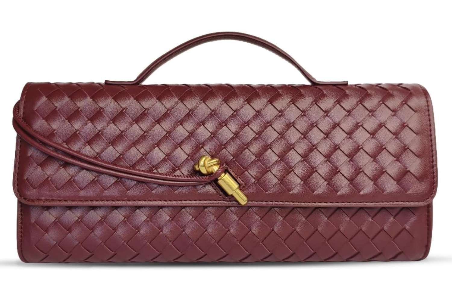 Evening Clutch Purses For Women Formal Handmade Woven Shoulder Handbag