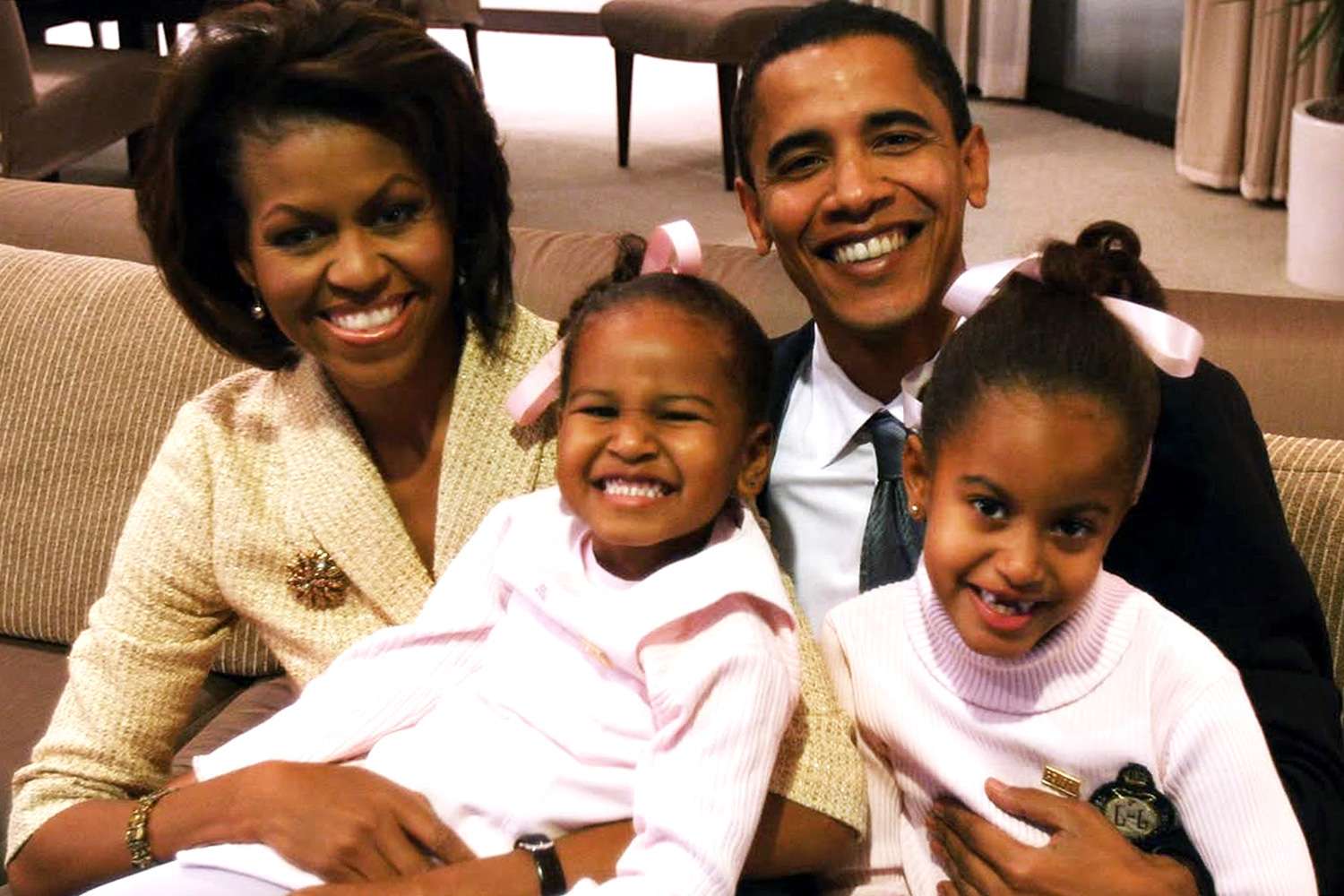 Michelle Obama Barack Obama Malia Obama Sasha Obama