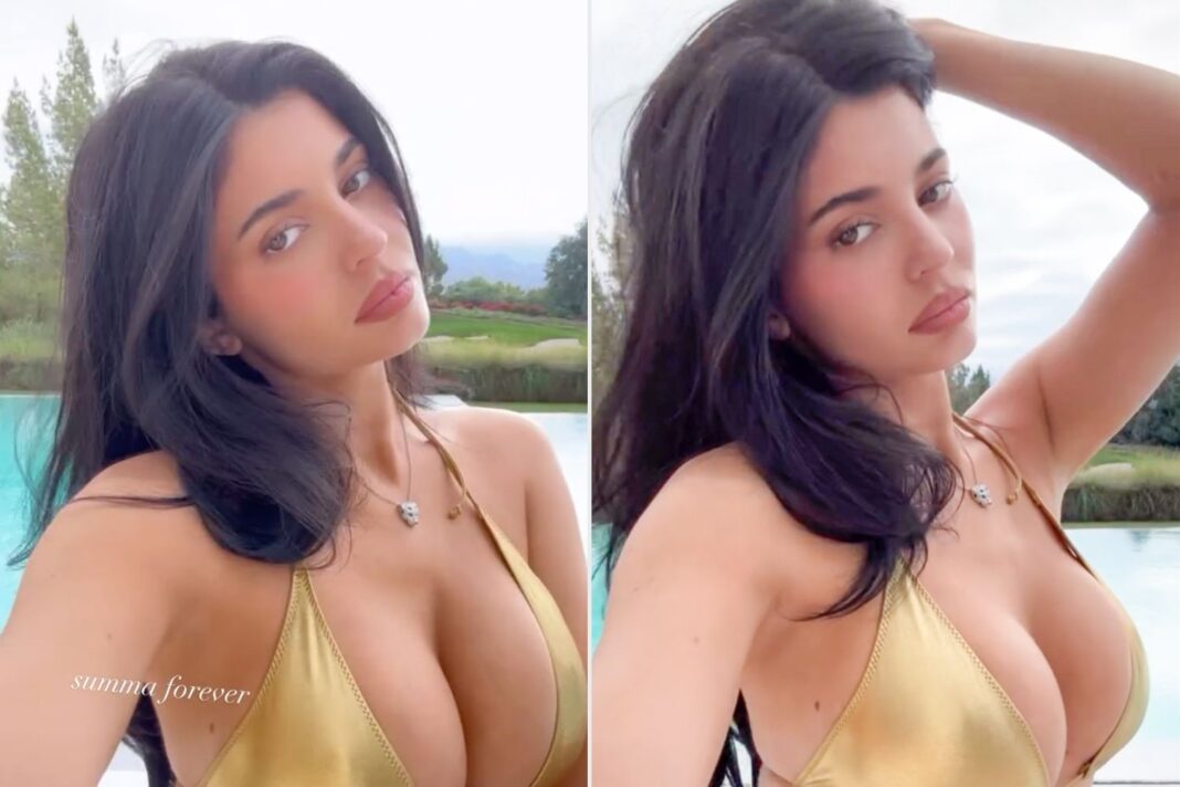 Kylie Jenner Welcomes 2026 in Dazzling Gold Bikini, Unveiling Luxurious Style and Personal Moments