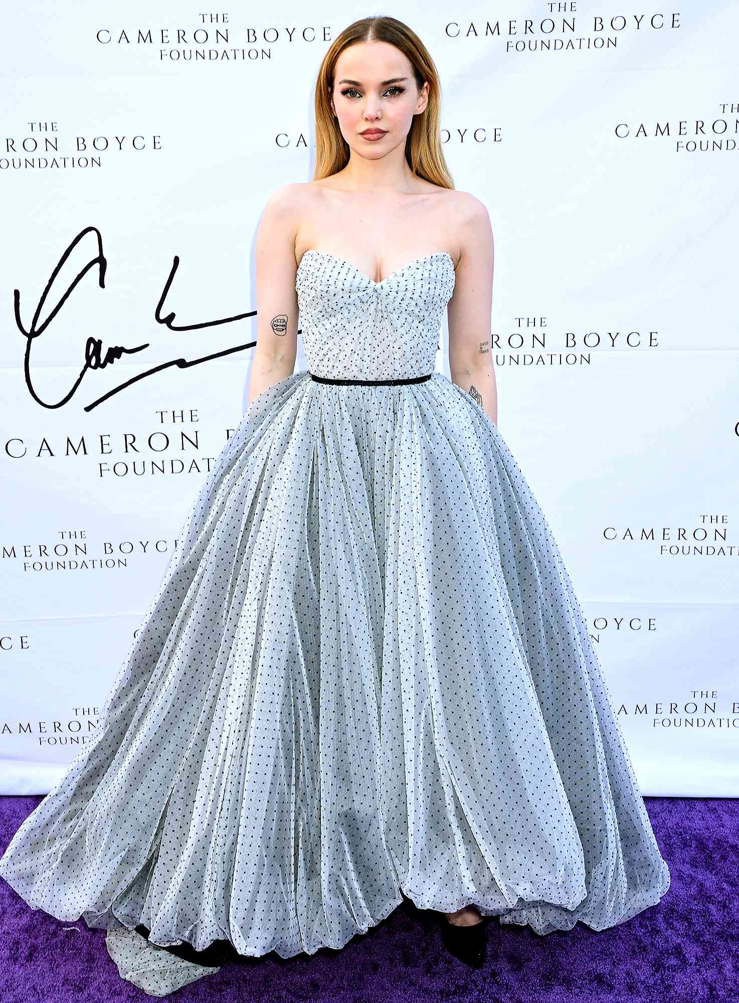 Dove Cameron attends the Givenchy Womenswear Spring/Summer 2024 show as part of Paris Fashion Week on September 28, 2023.