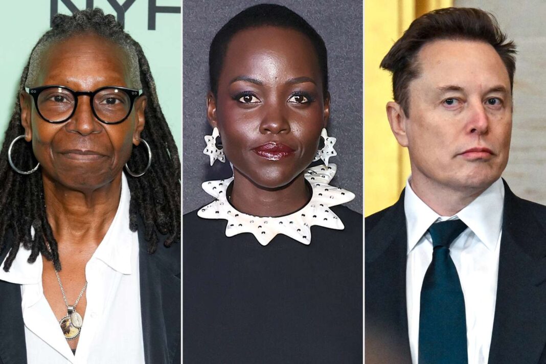 Whoopi Goldberg Clashes with Elon Musk Over Lupita Nyong’o’s Unconfirmed ‘The Odyssey’ Role